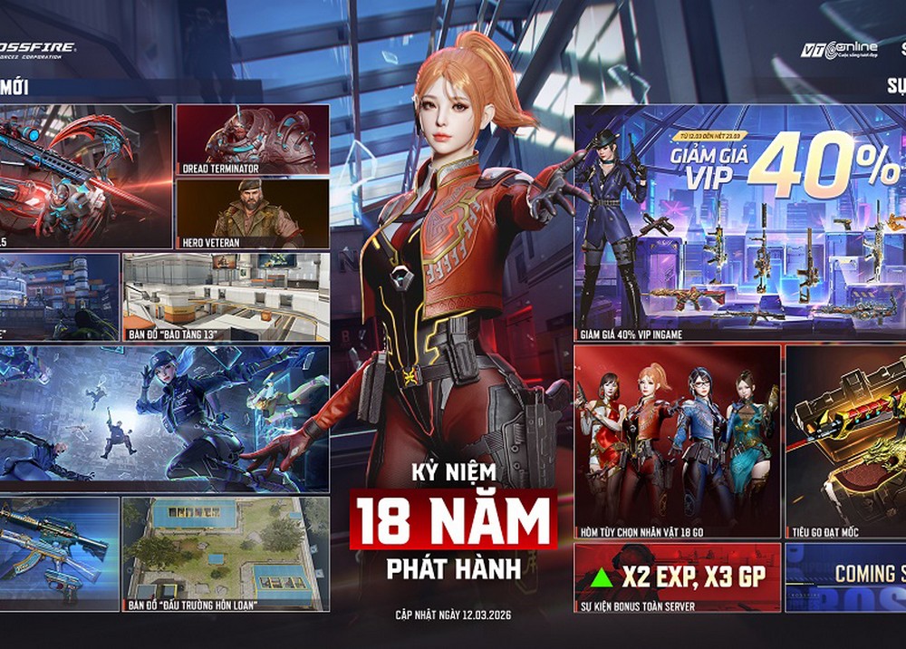 Crossfire tung big update kỷ niệm 18 năm ra mắt