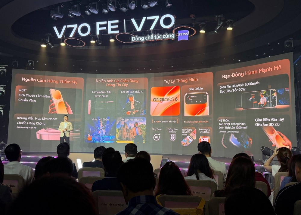 vivo V70 và vivo V70 FE ra mắt tại Việt Nam