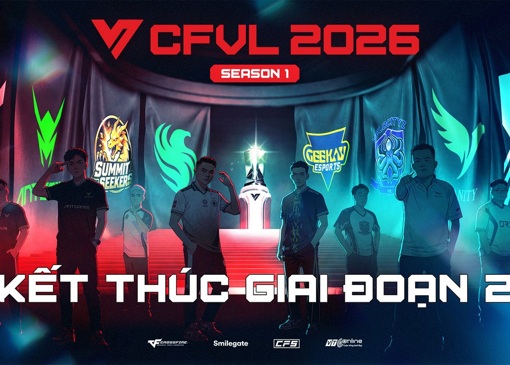 CFVL 2026 Season 1: Lộ diện 6 đội vào Playoffs