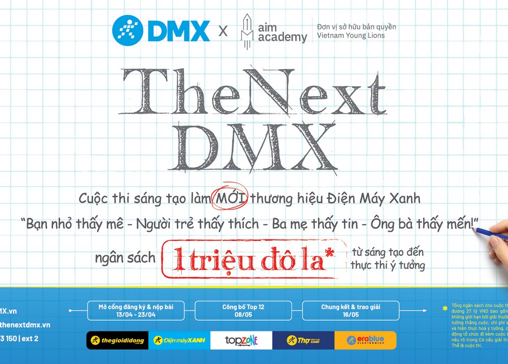 “The Next DMX” tìm ý tưởng đột phá từ cộng đồng