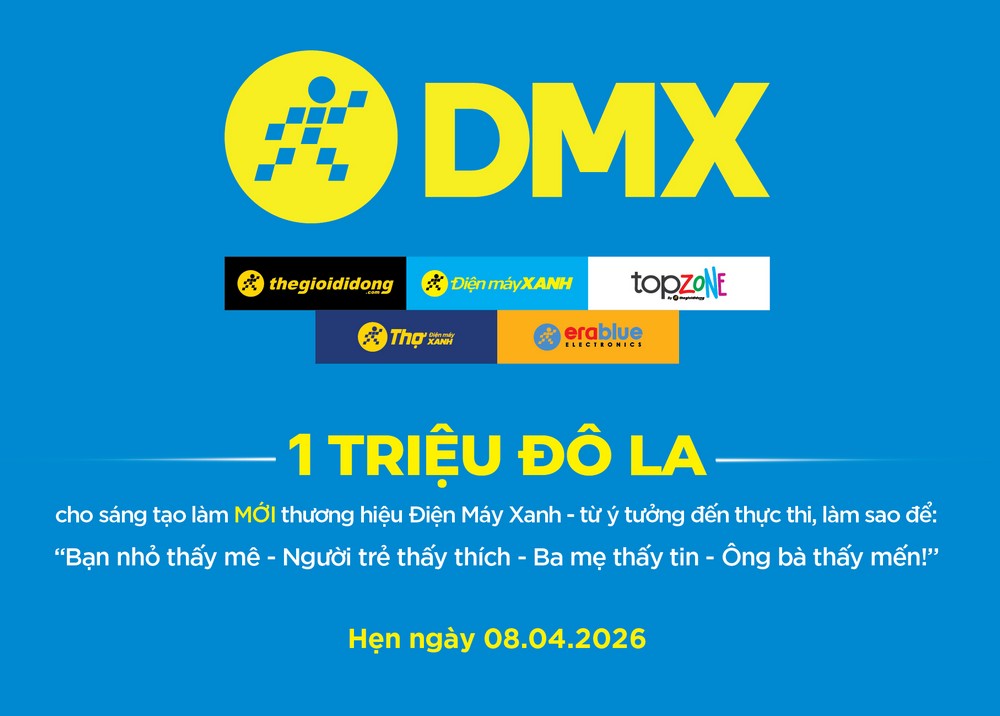 Điện Máy Xanh công bố kế hoạch làm mới thương hiệu