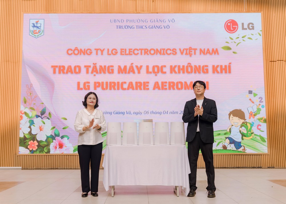 LG hỗ trợ cải thiện không khí lớp học cho học sinh 5 LG hỗ trợ cải thiện không khí lớp học cho học sinh