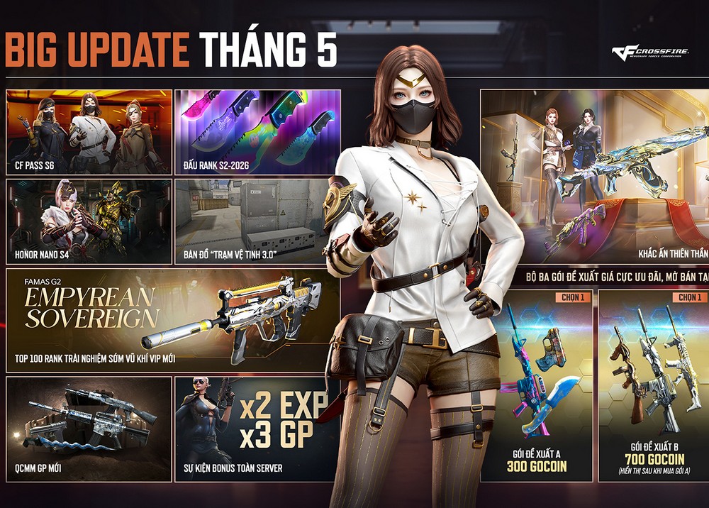 Crossfire tung loạt cập nhật giữa tháng 5