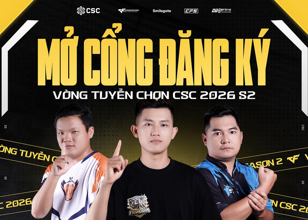 Vòng tuyển chọn CSC 2026 Season 2 mở đăng ký
