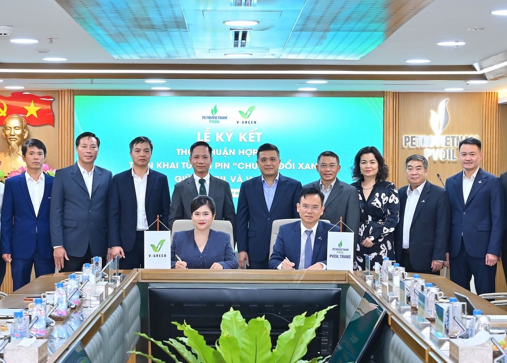 V-Green tăng tốc phủ sóng tủ đổi pin