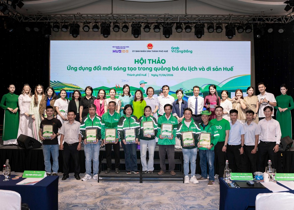 Grab đồng hành phát triển du lịch Huế