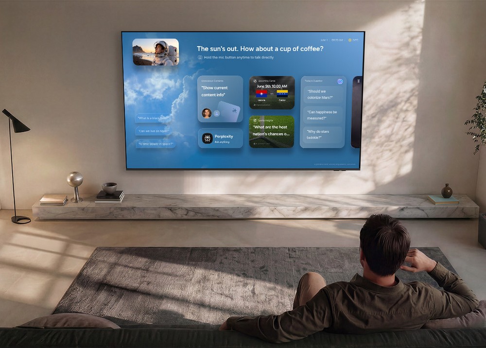 Samsung biến TV thành trợ lý AI gia đình