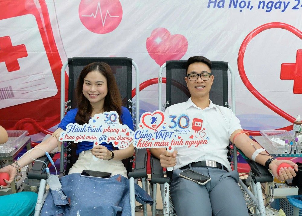 VNPT VinaPhone hiến máu mừng tuổi 30