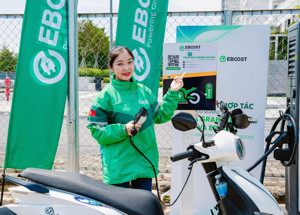 Grab rót vốn phát triển trạm sạc toàn quốc