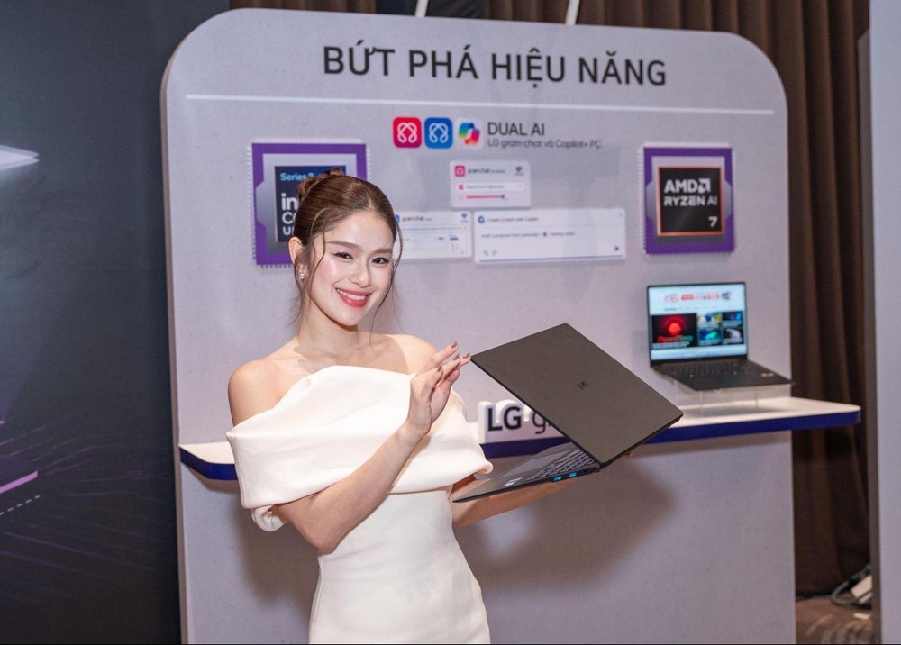 LG ra mắt laptop LG gram AI 2026 tại Việt Nam