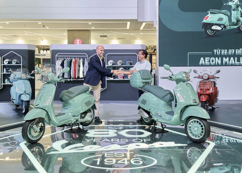 Đà Nẵng đón không gian Vespa 80 năm