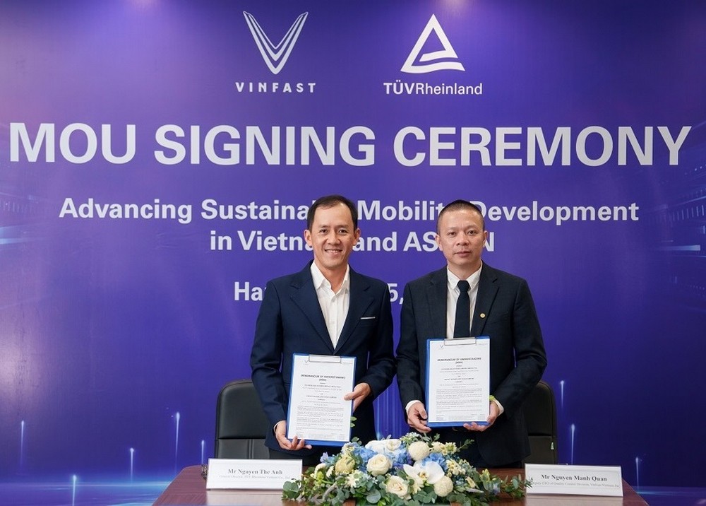 VinFast và TÜV Rheinland nâng tầm kiểm thử ô tô tại Việt Nam